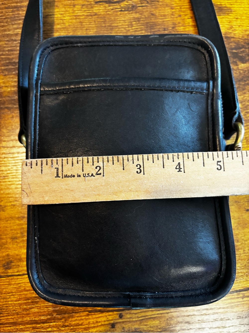 Vintage Coach 9973 Black Leather Camera Crossbody Bag - Picture 8 of 9